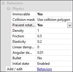 Making an immovable ground