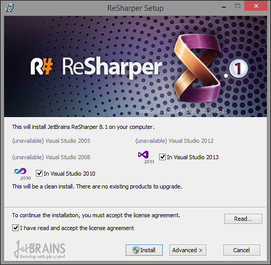 Installing ReSharper