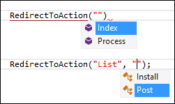 ASP.NET MVC specific support