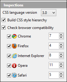 Browser compatibility support