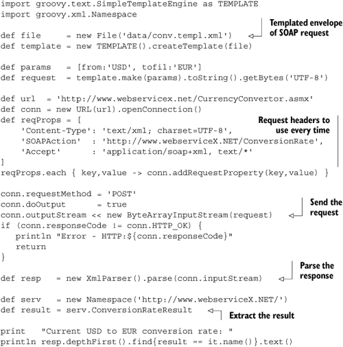Using the ConversionRate SOAP service