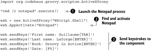 Launching Notepad and “ghost typing” in it