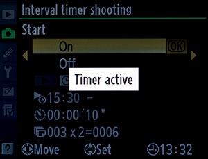 Timer is active