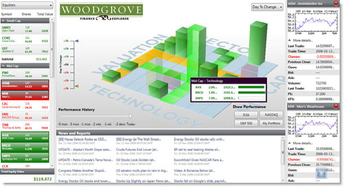 Woodgrove Finance—a WPF application