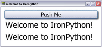 Hello World with WPF and IronPython