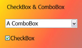 CheckBox and ComboBox