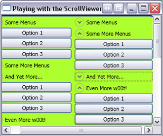 The ScrollViewer control