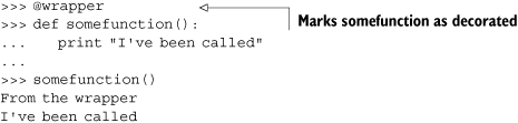 Python decorators