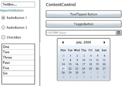 A user interface loaded from XAML