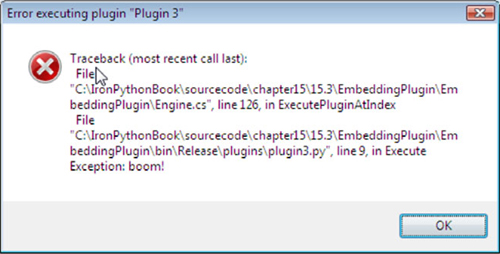 Custom error message for syntax errors in plugin code