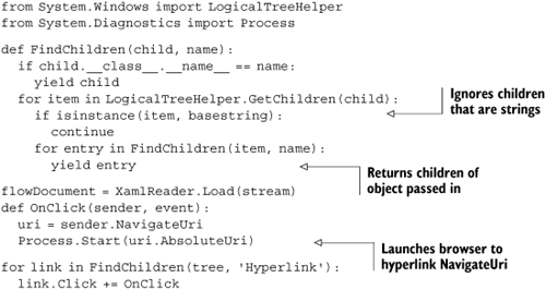 Attaching click handlers to all hyperlinks in a document