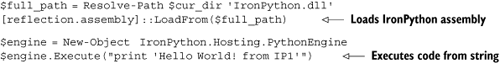 IronPython 1 in PowerShell