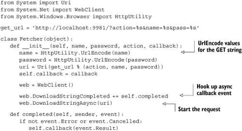 The Fetcher class for downloading web resources with WebClient