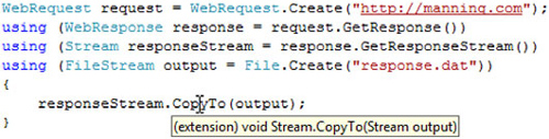 Hovering over a method call in Visual Studio 2008 reveals whether or not the method is actually an extension method.