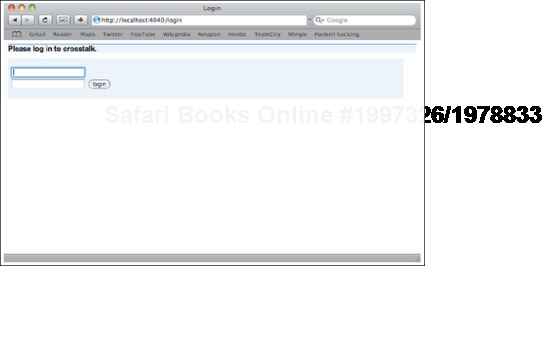 All users must log in to use their home page on crosstalk. 