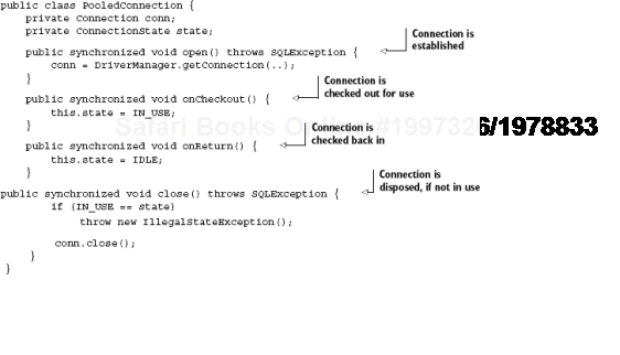 Connection wraps a raw database-driver connection for pooling purposes