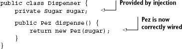 Method decoration (or AOP injection)