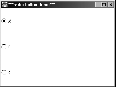 Radio Button