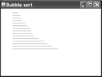 Graphic Bubble Sort