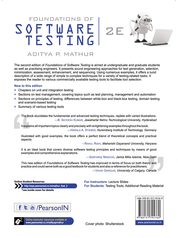 Foundations of Software Testing, 2/e