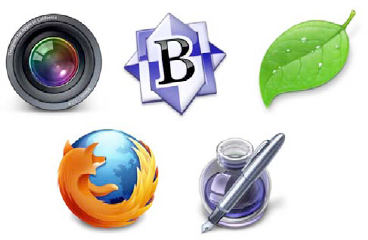 Some instantly recognizable application icons