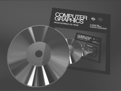 Figure showing the colorful reflections on this CD-ROM are caused by diffraction. Like other effects due to the wave nature of light, diffraction is not accounted for in the transport theory of light. Diffraction in reflections at certain rough surfaces can, however, be incorporated in a BRDF model.