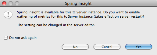 Spring insight dialog