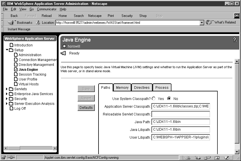 WebSphere Application Server: Checking the Classpath