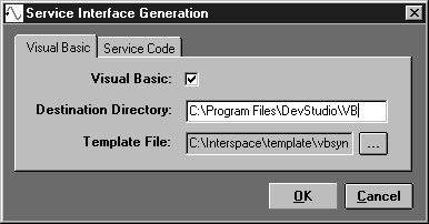 VisualAge Interspace: Service Interface Generation