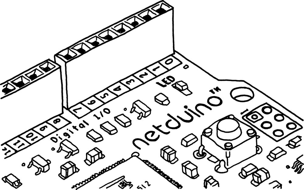 The Netduino’s onboard LED