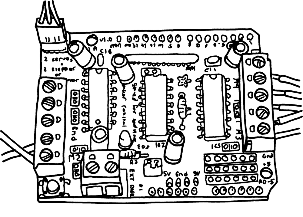 Adafruit MotorShield