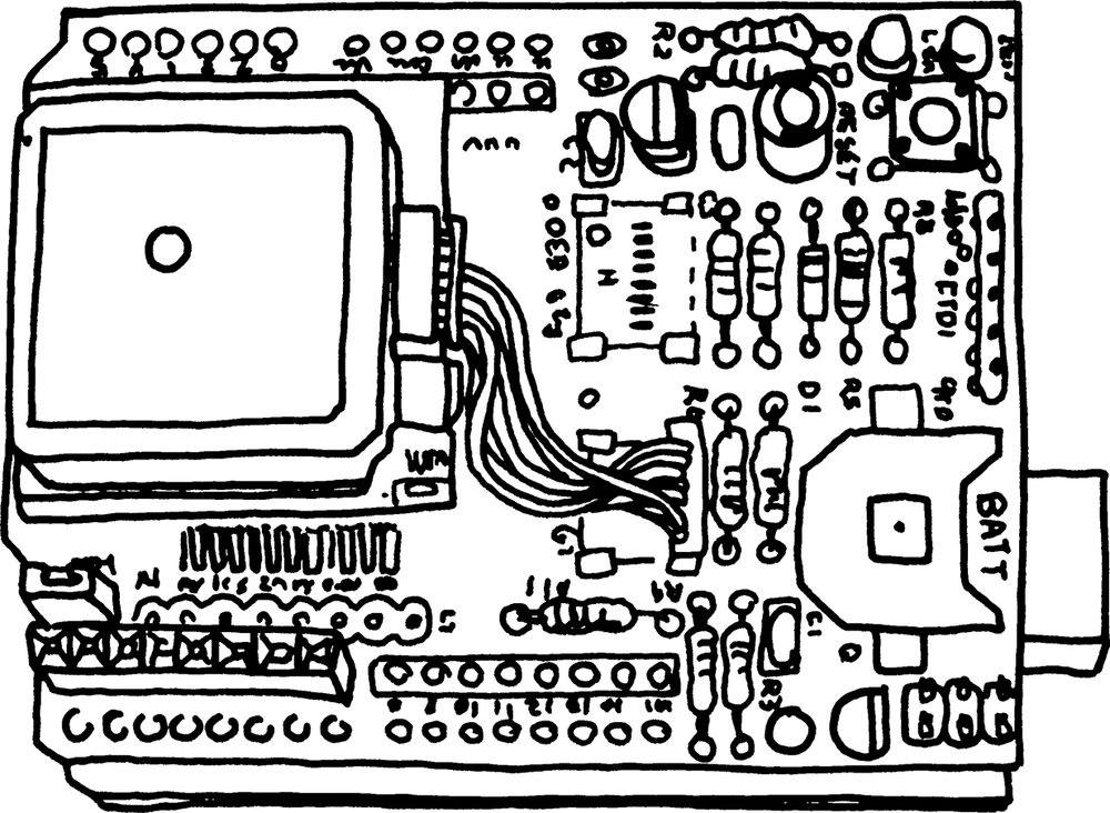 Adafruit GPS logger shield