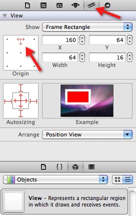 Size Inspector and setting origin