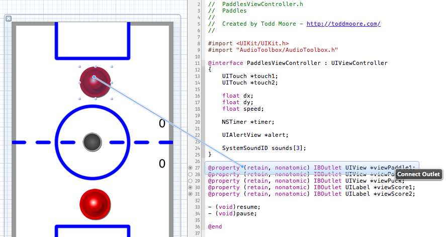 Connecting objects to existing properties