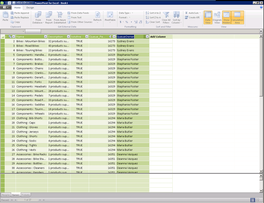 Renaming a calculated column