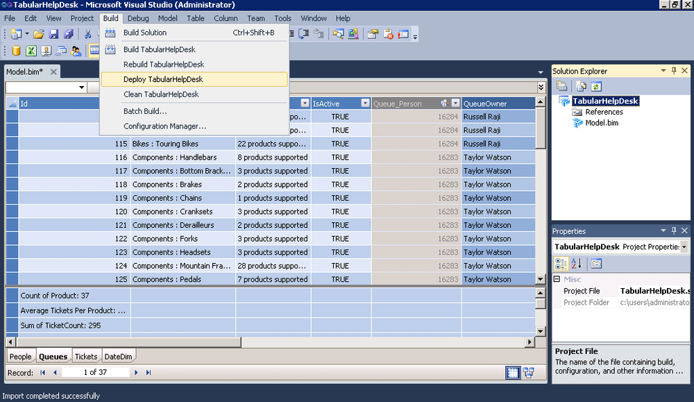 Deploy option in Visual Studio