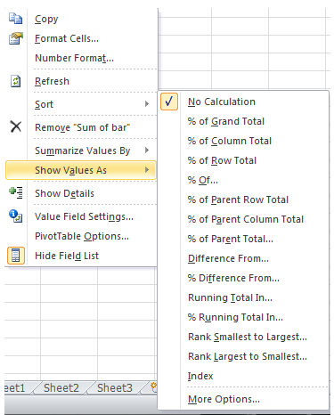 Showing no calculation in a field