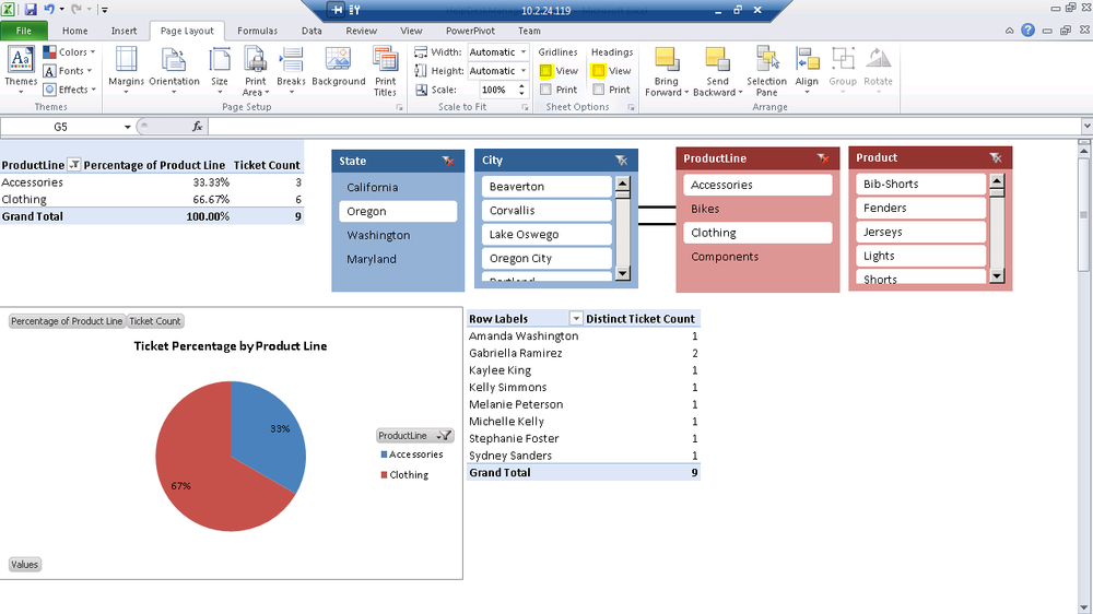 Disabling gridlines and headings on the Page Layout ribbon