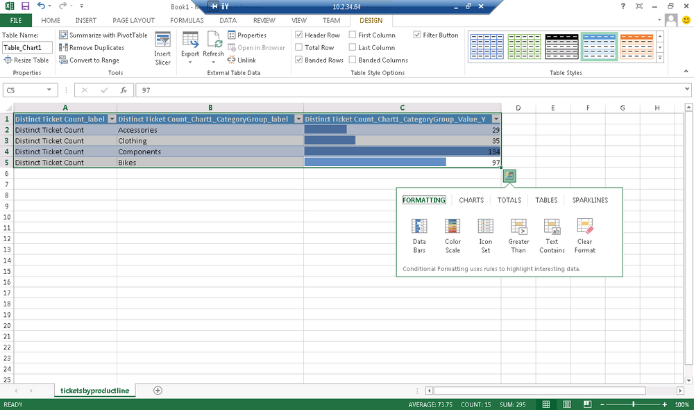 Data feed from Reporting Services in Excel 2013