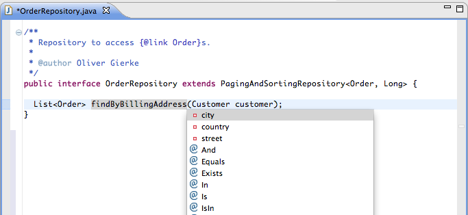 Nested property and keyword proposals