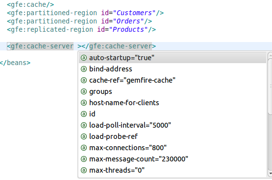 Configuring a cache server