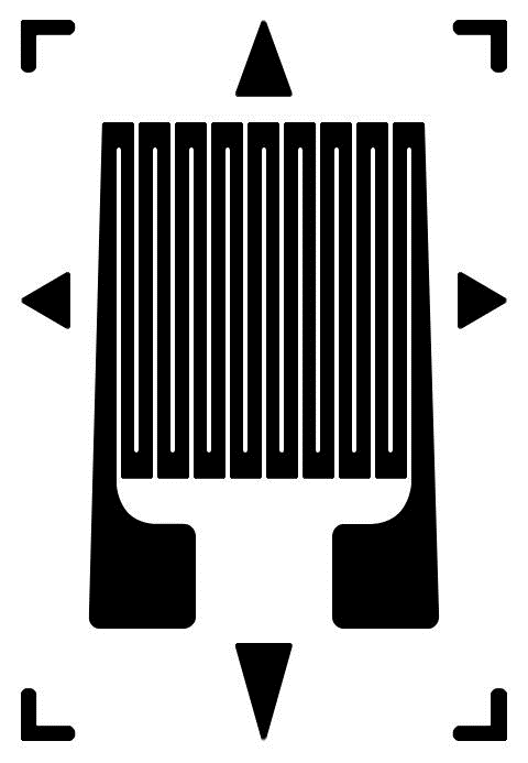 Typical strain-sensitive pattern