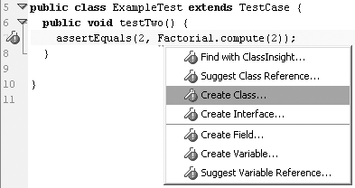 ErrorInsight creates a missing class for you