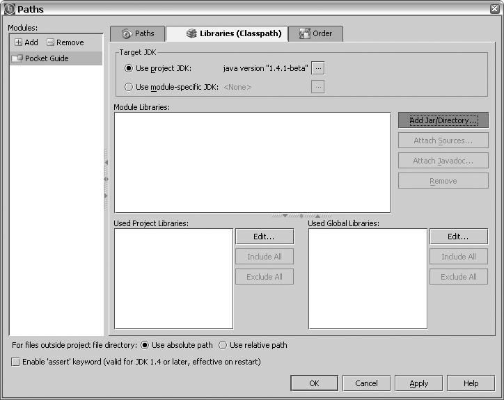 Adding the JUnit JAR