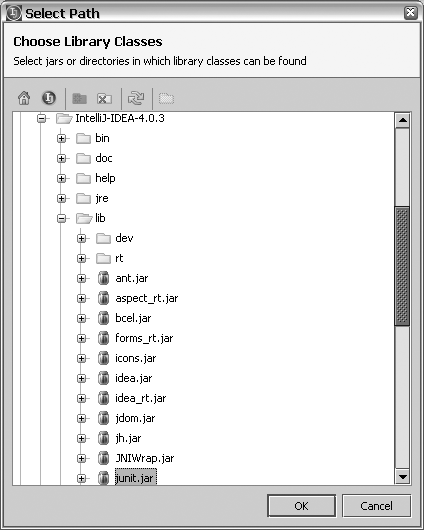 Choosing the JUnit JAR