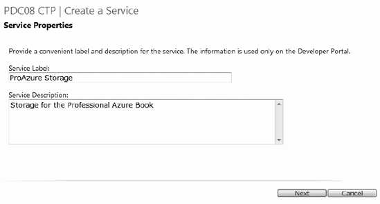 ProAzureStorage Project Properties