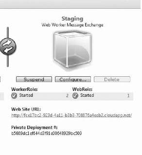 WebWorkerExchange in the staging environment