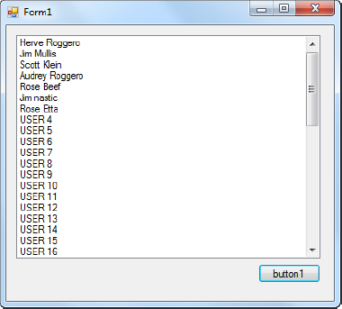 Form displaying data via the OData service