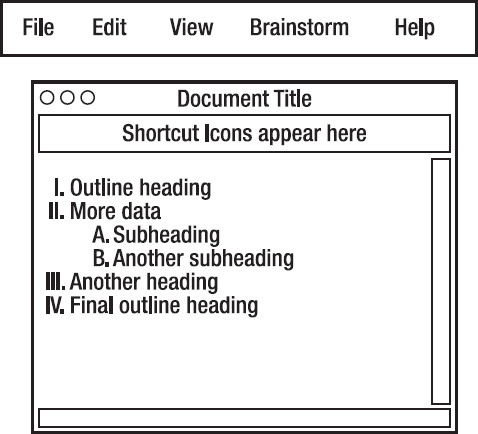 Designing a mock-up of a user interface can be as simple as drawing it on a piece of paper or on the computer.