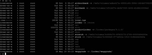 The VMware ESXi filesystem.